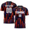 Custom Soccer Jerseys Suit with Gradient Design Printed Name Number Sports Training Uniforms for Men view 2