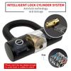 AKM Motorcycle Lock Chain Lock Anti-Theft 6.56ft/250cm Super Long Durable 12mm Thick Bike Chain Lock with 4 Keys Security 16mm U Lock,for Motorcycles,Containers,Trailers,ATV view 3