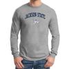 AL03 - Jackson State Tigers Arch Logo Long Sleeve T Shirt - Small - Sport Grey view 2