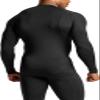 TSLA Men's UPF 50+ Compression Shirts, Cool Dry Long Sleeve Athletic Tops, Sports Baselayer Workout Shirt, Athletic Black, Small view 4