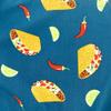 ROCK ATOLL Men's Fun Beagle Dog Shark Raccoon Pig Bison Print Boxer Shorts S-XXL (Medium, Blue Taco Boxers) view 2