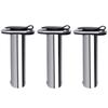 3Pcs 316 Stainless Steel Fishing Rod Holders, 90 Degree Heavy Duty Flush Mount Sunshine Resistant Rod Holders for Marine Yacht Boat view 1