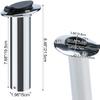 3Pcs 316 Stainless Steel Fishing Rod Holders, 15 30 90 Degree Heavy Duty Flush Mount Sunshine Resistant Rod Holders for Marine Yacht Boat view 2