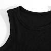 EnJoCho Chidren Fashion Blouse Toddler Kids Girls Dance Tank Top Racerback Crop Tank Top Sleeveless Sports (Black, 6-7 Years) view 3
