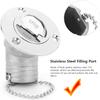 TANFEI 316 Stainless Steel Marine Boat Deck Fuel Filler Keyless Cap for Boat Yacht (2 inch (50mm)) view 3