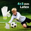 Sportout Youth&Adult Goalie Goalkeeper Gloves, Strong Grip for The Toughest Saves, with Finger Spines to Give Splendid Protection to Prevent Injuries,3 Colors (Green, 8) view 3