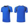 TiaoBug Kids Boys Rash Guard Swim Shirt UPF 50+ Sun Protection Short Sleeve Swimming Top Quick Dry Athletic Sun Shirts Blue 3-4 Years view 2
