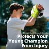 Sportout Youth&Adult Goalie Goalkeeper Gloves,Strong Grip for The Toughest Saves, with Finger Spines to Give Splendid Protection to Prevent Injuries,3 Colors (Green, 5) view 4
