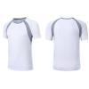 TiaoBug Kids Boys Rash Guard Swim Shirt UPF 50+ Sun Protection Short Sleeve Swimming Top Quick Dry Athletic Sun Shirts White 7-8 Years view 2