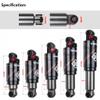 Jejy Air Pressure Rear Shock Mountain Foldable Bicycle Rear 120/125/150/165/190mm Shock Absorber- Rebound/Lock Out/Air Pressure Adjustable (Size : 190mm) view 2