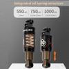 Jejy Oil Pressure Rear Shock 550lbs/750lbs/1000lbs Mountain Bicycle, Folding Scooter Rear Shock Absorber Bicycle Rear Biliary Spring Shock (Size : 150mm/1000Lbs) view 4