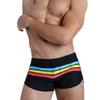 Men's Strip Swimwear Trunks Brand Beach Short Pants Male Siult (as1, Alpha, m, Regular, Regular, Black, US M) view 1