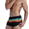 Men's Strip Swimwear Trunks Brand Beach Short Pants Male Siult (as1, Alpha, m, Regular, Regular, Black, US M) view 4