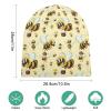Bumble Bee Beanie Cap Soft Warm Full Pullover Cap Skull Cap Sleep Hat for Unisex view 2