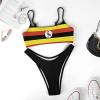 Adugen Origei Uganda Flag Summer Fashion Bikini Swimwear Swimming Pool L view 3