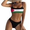Adugen Origei Palestine Flag Summer Fashion Bikini Swimwear Swimming Pool M view 1
