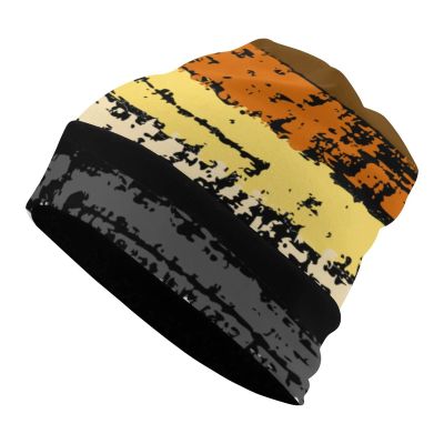 Bear Brotherhood Pride Flag Beanie Cap Soft Warm Full Pullover Cap Skull Cap Sleep Hat for Unisex