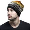 Bear Brotherhood Pride Flag Beanie Cap Soft Warm Full Pullover Cap Skull Cap Sleep Hat for Unisex view 3