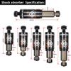 Jejy Bike Rear Shock Absorber, Bicycle Rear Shocking Absorber for Mountain Scooter Shocks Cycling Accessories Spring Downhill Rear Shock (Size : 120mm/550Lbs) view 2