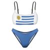 Adugen Origei Women's Bikini Uruguay Flag Vacation Beach Bikini Swimwear Swimsuit Bathing Suit S view 4