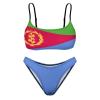 Adugen Origei Eritrea Flag Summer Fashion Bikini Swimwear Swimming Pool L view 4