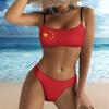 Adugen Origei China Flag Summer Fashion Bikini Swimwear Swimming Pool XL view 2