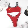 Adugen Origei China Flag Summer Fashion Bikini Swimwear Swimming Pool XL view 3