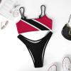 Adugen Origei Trinidad and Tobago Flag Summer Fashion Bikini Swimwear Swimming Pool S view 3