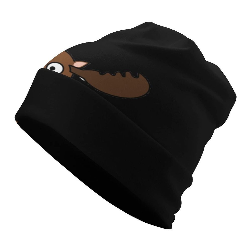 Moose Beanie Cap Soft Warm Full Pullover Cap Skull Cap Sleep Hat for Unisex