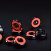 8PCS 608 Hybrid Black Ceramic Bearings 7 Beads ABEC-9 Bearing for Skateboard Longboard Inline Skate HandSpinner DINGGUANGHE view 2