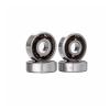 8Pcs 608 Hybrid Black Ceramic Bearings for Inline Roller Skate Skateboard Scooter Wave Board Caster Board DINGGUANGHE view 1