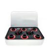 8PCS High Speed 608 Hybrid Black Ceramic Bearings with Spacer for Inline Skate Skateboard Scooter Longboard DINGGUANGHE(White ball-20cm) view 1