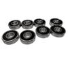 KOVNOVI 8Pcs 608 High Speed Skateboard Bearing 8mm Skate Bearings for Skateboards Inline Roller Skate Scooters DINGGUANGHE view 3