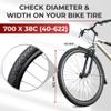 Fincci 700 x 38c Tires, 40-622, 1mm Antipuncture Protection, Tough & Durable Nylon Rubber, Kevlar Bead, Set of 2  Compatible with Gravel, Cyclocross, MTB, Hybrid & Electric Bikes view 2