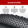Fincci 700 x 38c Tires, 40-622, 1mm Antipuncture Protection, Tough & Durable Nylon Rubber, Kevlar Bead, Set of 2  Compatible with Gravel, Cyclocross, MTB, Hybrid & Electric Bikes view 3