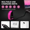 OMKHE Rechargeable LED Armband for Running(2 Pack), Light Up LED Armband, High Visibility Reflective Running Gear for Night Safety, Running Lights for Running Walking Cycling view 3