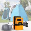 Electric Camping Shower 180W High Pressure Camping Shower Pump with Collapsible Bucket Portable Outdoor Shower Water Pumps for Camping Shower Water Flowers Car Washing view 2