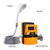 Electric Camping Shower 180W High Pressure Camping Shower Pump with Collapsible Bucket Portable Outdoor Shower Water Pumps for Camping Shower Water Flowers Car Washing view 3