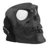 Outdoor Paintball Shooting Face Protection Gear Tactical Halloween Cosplay Horror Skull Mask - Transparent Lens - Black view 3