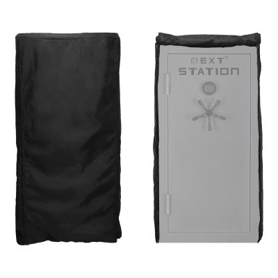 NEXT STATION Gun Safe Cover,Premium Quality Fabric Gun Safe Cover Up and Protector to Protect Gun Safes from Dust and Keep them Concealed from Sight (60H*30.5W*25.5D)
