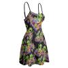 Aliens in Car Sling Dress Fashion Swing Mini Sundress Tank T Shirt Dresses for Women S view 4