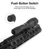 rdzzwxw 900 High Lumens Tactical Flashlights with Strobe/Steady/Momentary Modes, with Remote Pressure Switch for Outdoor Sport Adventure view 2