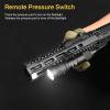 rdzzwxw 900 High Lumens Tactical Flashlights with Strobe/Steady/Momentary Modes, with Remote Pressure Switch for Outdoor Sport Adventure view 3