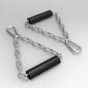 DYK&NX Cable Pulley Attachments, Pull Down Bar Strength Training D Handle, Cable Machine Accessories for Strength Training Workouts Multi-Gym Home-Gym view 2