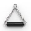 DYK&NX Cable Pulley Attachments, Pull Down Bar Strength Training D Handle, Cable Machine Accessories for Strength Training Workouts Multi-Gym Home-Gym view 4