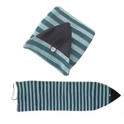 catazer 10ft SUP Board Sock Cover Stretchy Surfboard Sock Protective Storage Travel Bag, Lightweight Padded Nose Guard, for Stand Up Paddle Boards Longboards