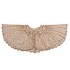 HGps8w Women's 1920s Sequin Gatsby Shawl Beaded Deco Evening Cape Wrap Bridal Shawl Bolero Flapper Cover Up view 4