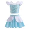 NEWEPIE Princess Two-Piece Tankini Swimsuit for Baby Girls Swimwear Surf Beach Summer Swimming Bikini Set 18-24M view 1
