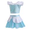 NEWEPIE Princess Two-Piece Tankini Swimsuit for Baby Girls Swimwear Surf Beach Summer Swimming Bikini Set 18-24M view 3