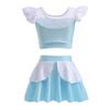 NEWEPIE Princess Two-Piece Tankini Swimsuit for Baby Girls Swimwear Surf Beach Summer Swimming Bikini Set 18-24M view 4